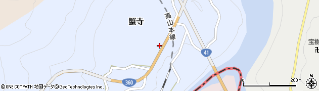 富山県富山市蟹寺175周辺の地図