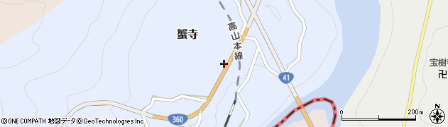 富山県富山市蟹寺176周辺の地図