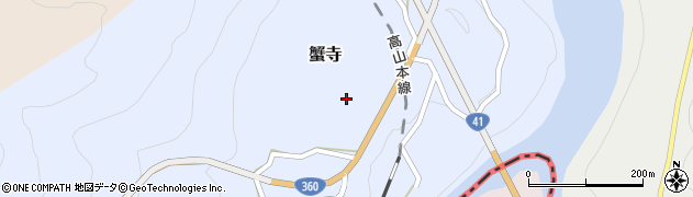 富山県富山市蟹寺234周辺の地図