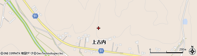 茨城県城里町（東茨城郡）上古内周辺の地図