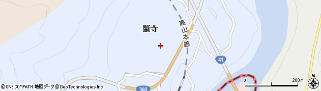 富山県富山市蟹寺235周辺の地図