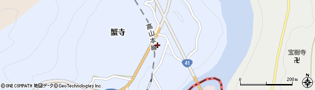 富山県富山市蟹寺121周辺の地図