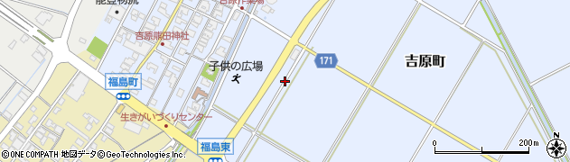 石川県能美市吉原町周辺の地図