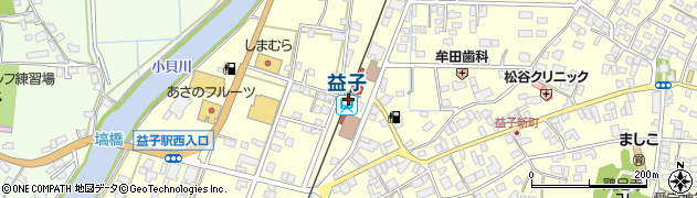 栃木県芳賀郡益子町周辺の地図