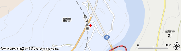 富山県富山市蟹寺136周辺の地図