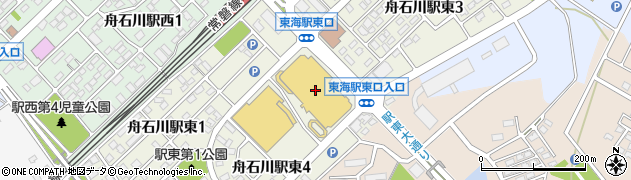 イオン東海店周辺の地図