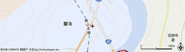 富山県富山市蟹寺125周辺の地図