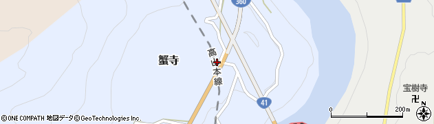 富山県富山市蟹寺186周辺の地図