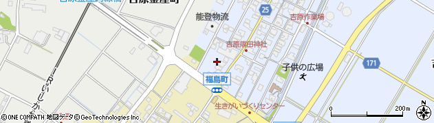 石川県能美市吉原町（ワ）周辺の地図