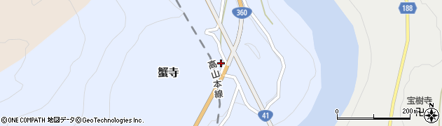 富山県富山市蟹寺187周辺の地図