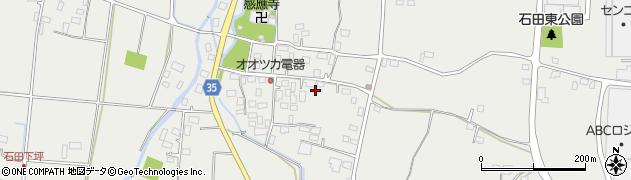 栃木県上三川町（河内郡）石田周辺の地図