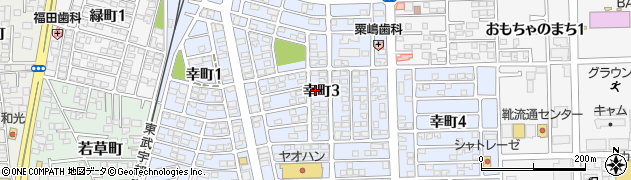 栃木県下都賀郡壬生町幸町3丁目11-20周辺の地図