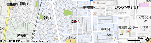 栃木県下都賀郡壬生町幸町3丁目11-5周辺の地図