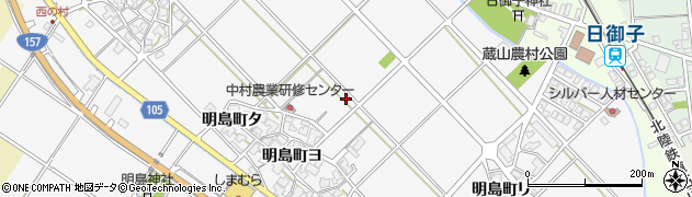石川県白山市明島町（中）周辺の地図