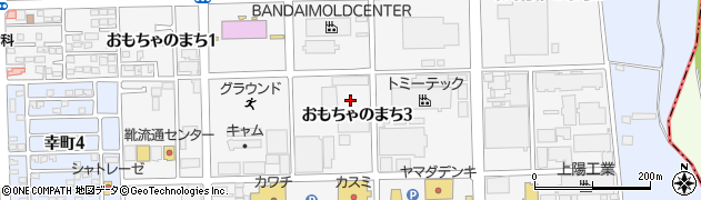 栃木県下都賀郡壬生町おもちゃのまち3丁目周辺の地図