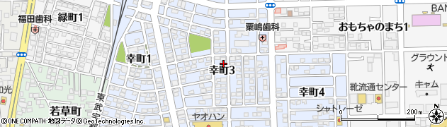 栃木県下都賀郡壬生町幸町3丁目11-4周辺の地図