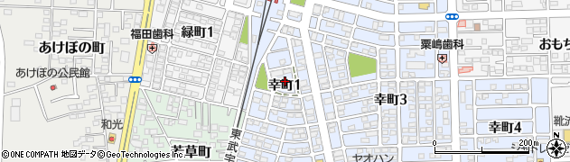 栃木県下都賀郡壬生町幸町1丁目17周辺の地図