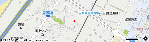 石川県能美市吉原釜屋町リ周辺の地図