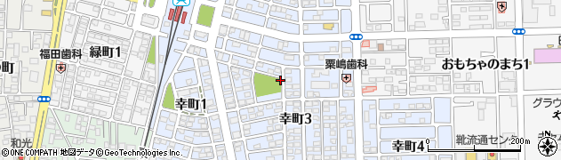 栃木県壬生町（下都賀郡）幸町周辺の地図