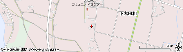 栃木県真岡市下大田和520周辺の地図