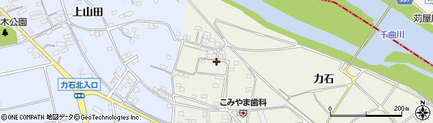 長野県千曲市力石1410周辺の地図