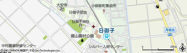 石川県白山市日御子町ホ周辺の地図