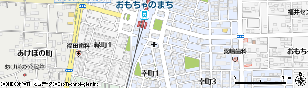 栃木県下都賀郡壬生町幸町1丁目20周辺の地図