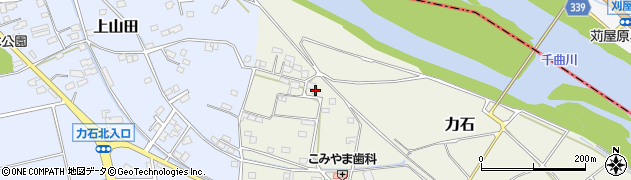 長野県千曲市力石1335周辺の地図