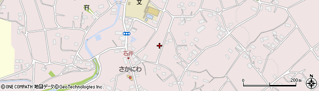 群馬県前橋市富士見町石井周辺の地図