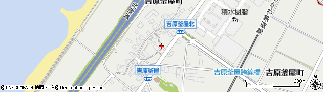 石川県能美市吉原釜屋町（ニ）周辺の地図