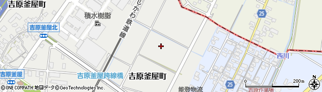 石川県能美市吉原釜屋町東周辺の地図