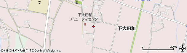 栃木県真岡市下大田和周辺の地図