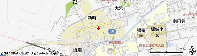 長野県埴科郡坂城町新町周辺の地図