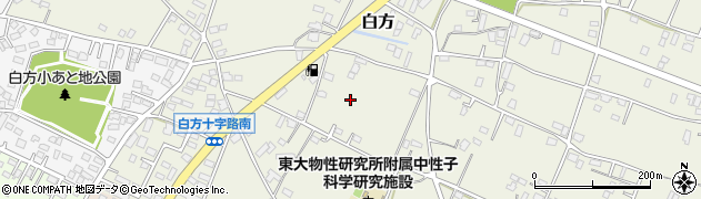 茨城県那珂郡東海村白方周辺の地図