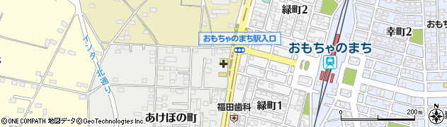ガスト壬生店周辺の地図