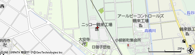石川県白山市小柳町ロ周辺の地図