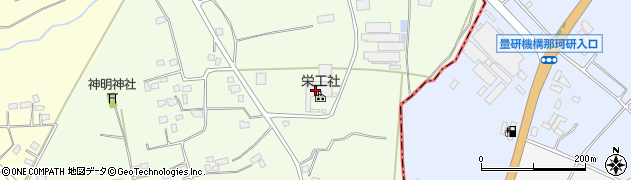 有限会社栄工社　笠松工場周辺の地図