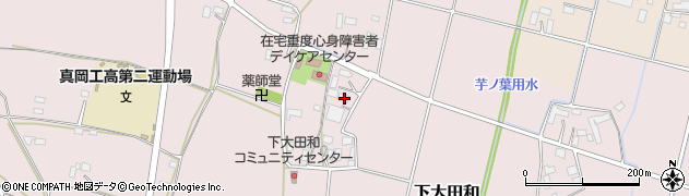 栃木県真岡市下大田和546周辺の地図