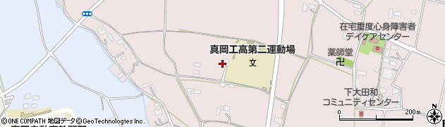 栃木県真岡市下大田和1233周辺の地図