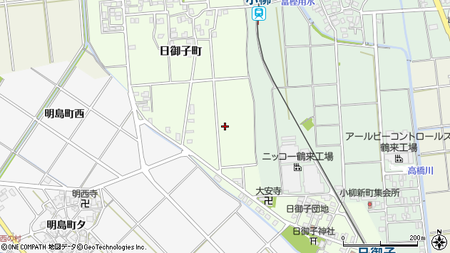〒920-2153 石川県白山市日御子町の地図