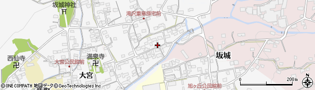 長野県坂城町（埴科郡）日名沢周辺の地図