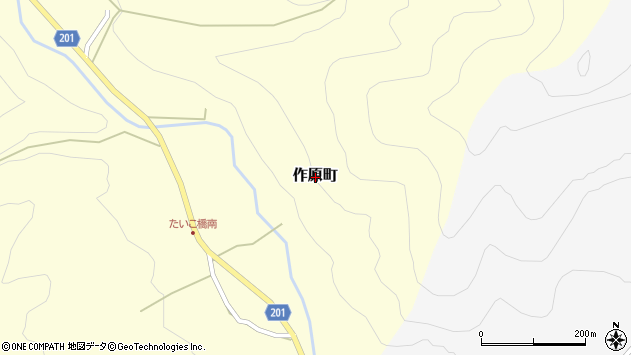 〒327-0301 栃木県佐野市作原町の地図