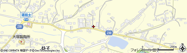 益子古陶館周辺の地図