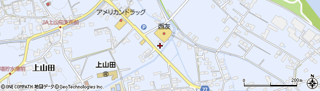 上山田南簡易郵便局周辺の地図