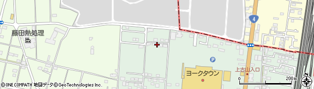 栃木県下野市下古山3345周辺の地図
