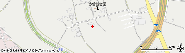 栃木県真岡市下籠谷267周辺の地図