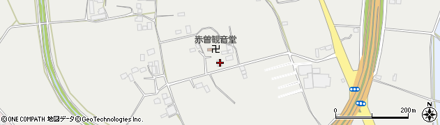 栃木県真岡市下籠谷166周辺の地図