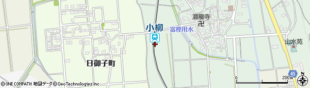 石川県白山市周辺の地図
