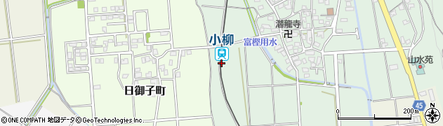 小柳駅周辺の地図