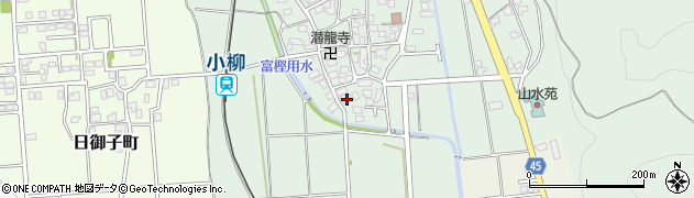 石川県白山市小柳町ホ127周辺の地図